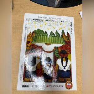 EuroGraphics jigsaw puzzle 1000 pieces Diego Rivera painting/Excellent condition